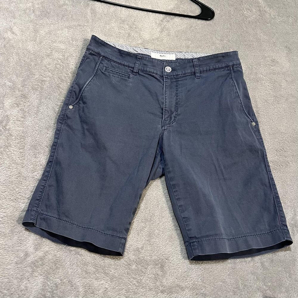 BRAX Feel Good Bari Shorts Mens 30 Chino Bermuda Flat Front Casual Golf